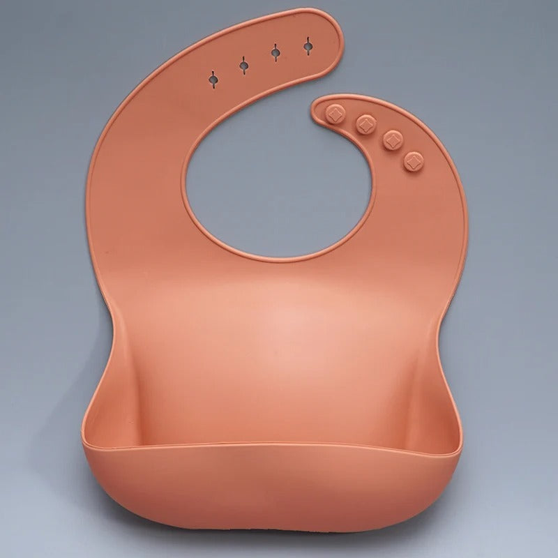Best Gifts For Newborns Solid Silicone Baby Feeding Bibs Burp Cloths Bandana Fashionable Aprons Breastplate Baby Stuff