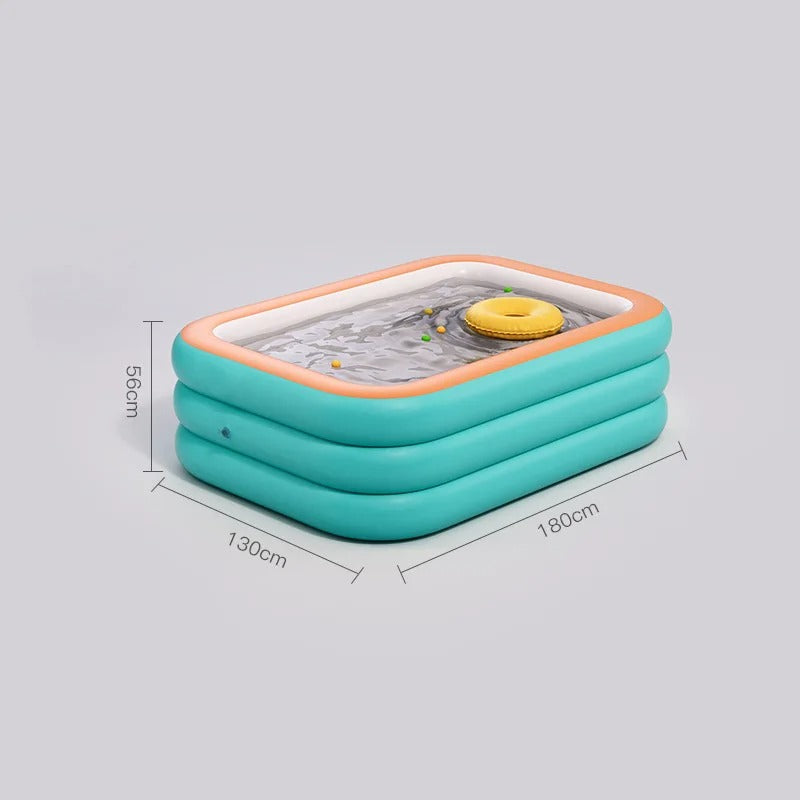 Thickened PVC inflatable swimming pool for adults and children outdoor water party summer garden courtyard home foldable pool