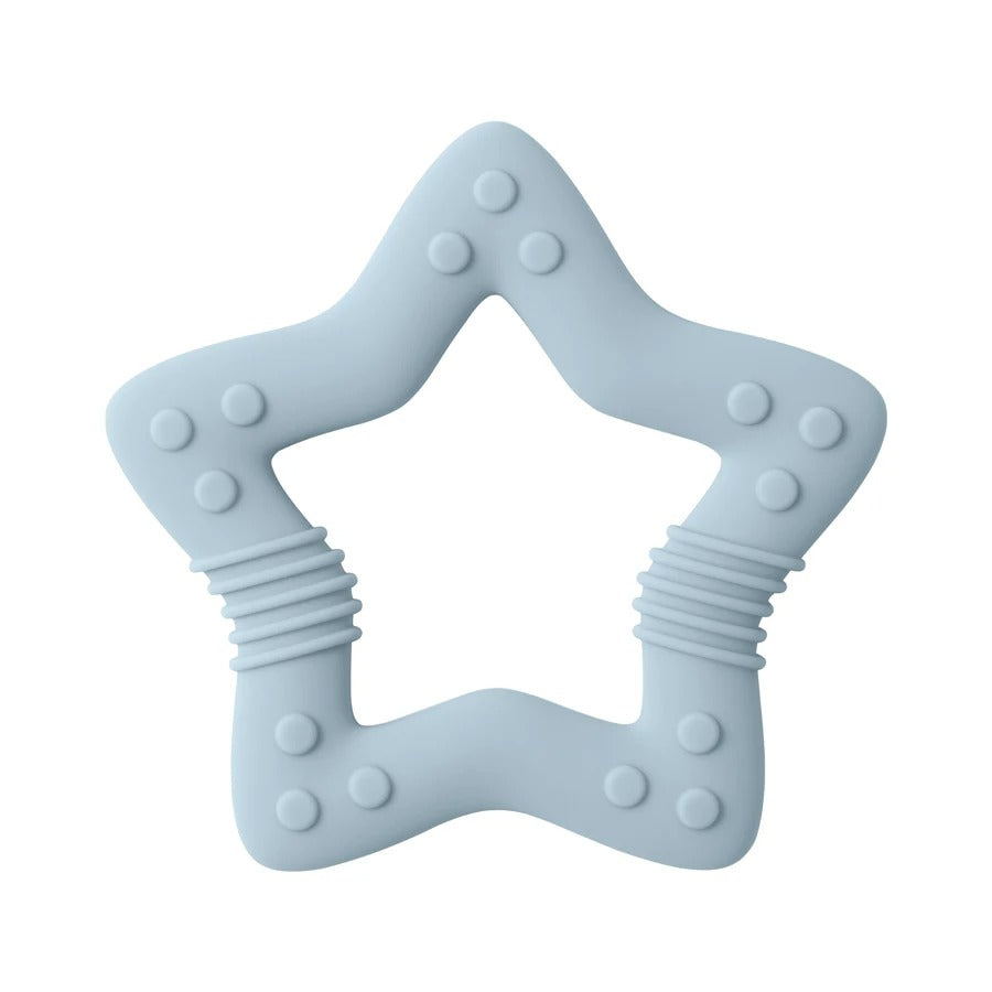 1PCS Silicone Baby Teether Toy BPA Free Cartoon Star Molar For Newborn Teether Chewing Toys Teething Ring Baby Accessories