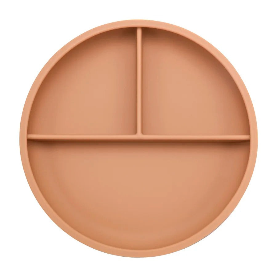 Cute Pure Color Weaning Children's Tableware Feeding Suction Plate Training Bowl Dining Appliance Food Grade Baby Accessories
