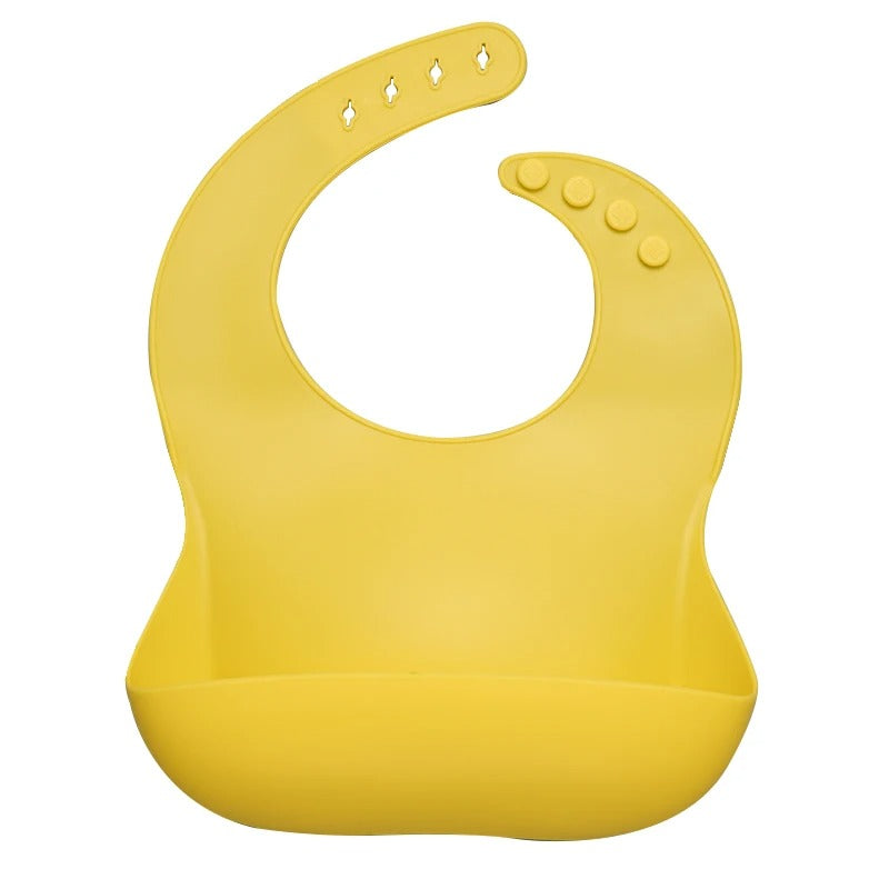 Best Gifts For Newborns Solid Silicone Baby Feeding Bibs Burp Cloths Bandana Fashionable Aprons Breastplate Baby Stuff