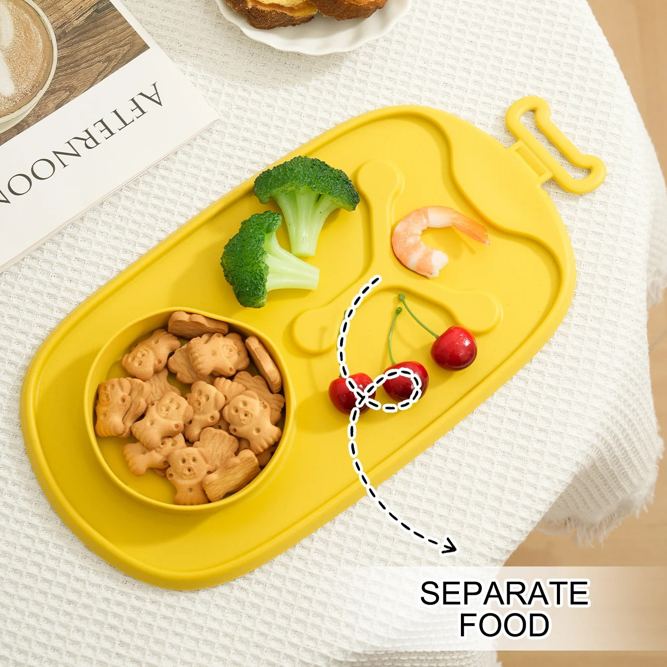 1PCS New Design Baby Silicone Bowl Anti-slip Feeding Dishes Plate Tableware For Training & Storage Portable Baby Shower Gift