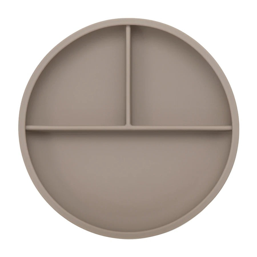 Cute Pure Color Weaning Children's Tableware Feeding Suction Plate Training Bowl Dining Appliance Food Grade Baby Accessories