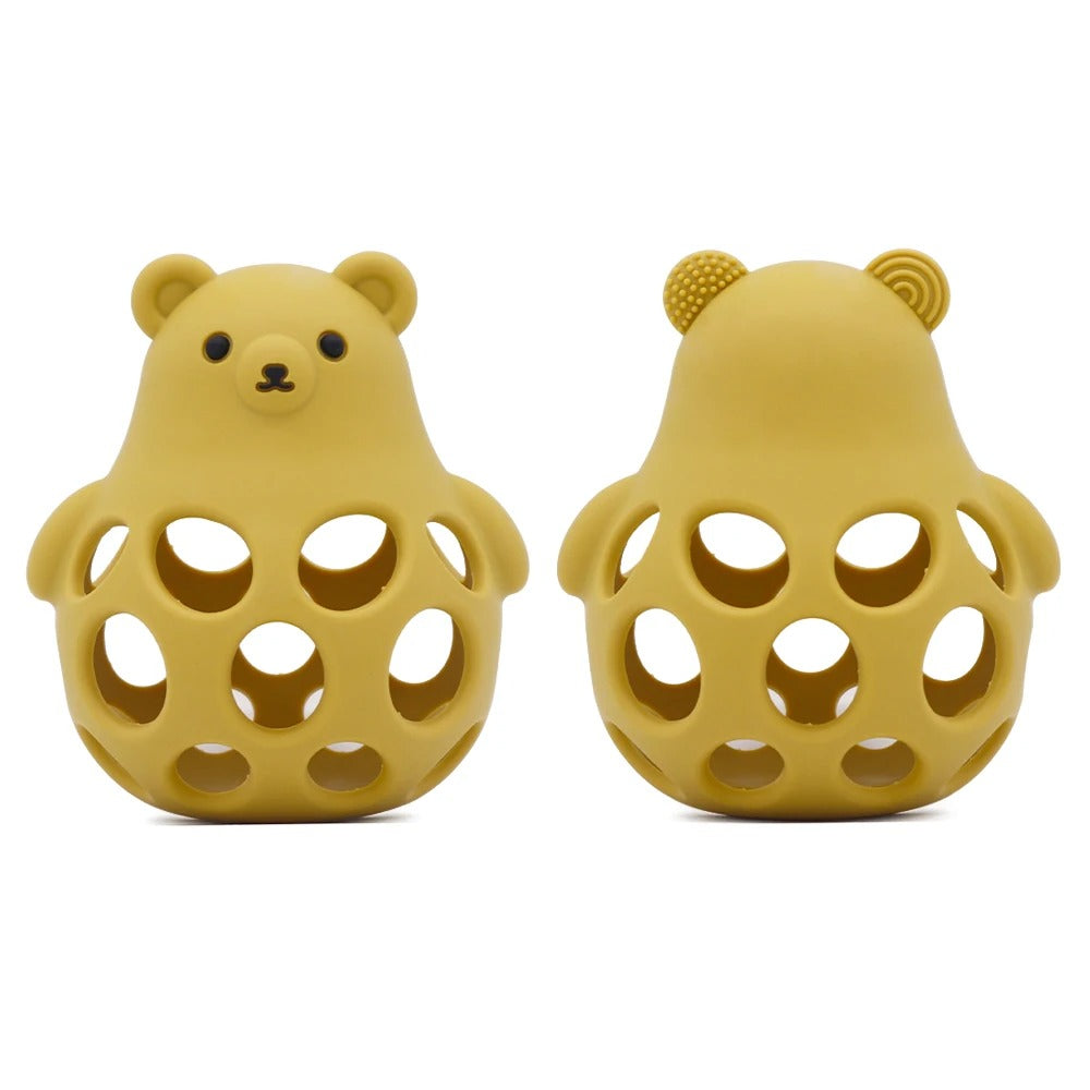 1Pcs Silicone Baby Teether Toys Cartoon Animal Shape Teethers Ring Sensory Toys For Toddlers BPA Free Chewing Toy Accessories