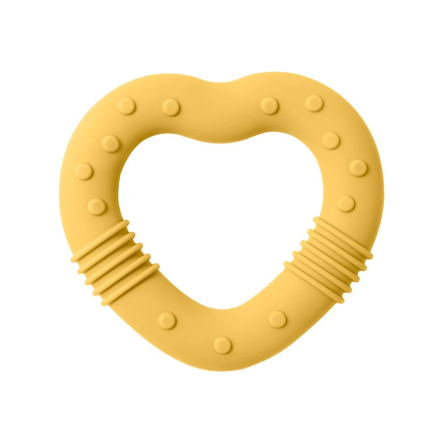 1PCS Silicone Baby Teether Toy BPA Free Love Heart Shape Molar For Newborn Teether Chewing Toys Teething Ring Baby Accessories