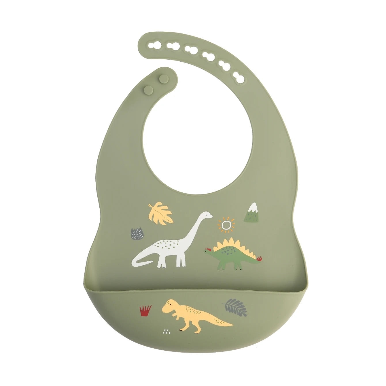 1PCS Silicone Baby Bib Waterproof Saliva Bibs Cartoon Newborn Soft Aprons Portable Baby Burp Scarf Baby Feeding Accessories