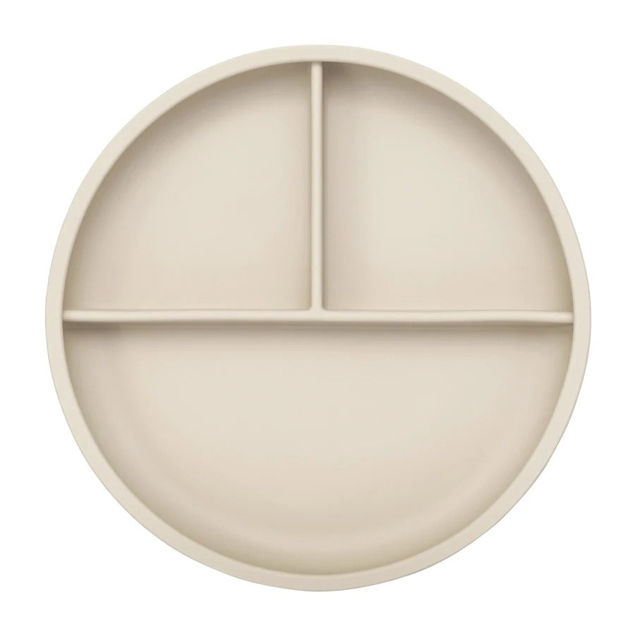 Cute Pure Color Weaning Children's Tableware Feeding Suction Plate Training Bowl Dining Appliance Food Grade Baby Accessories