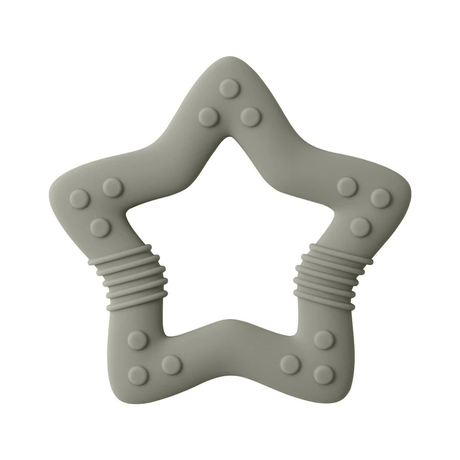 1PCS Silicone Baby Teether Toy BPA Free Cartoon Star Molar For Newborn Teether Chewing Toys Teething Ring Baby Accessories