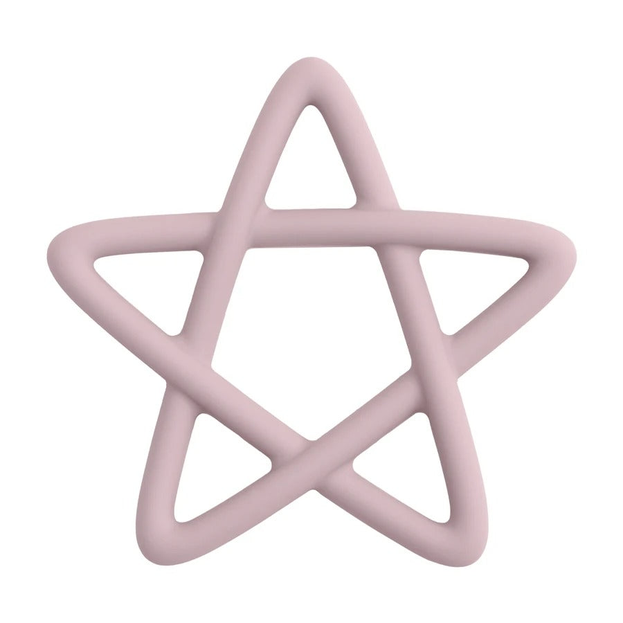Baby Silicone Teethers Toy Food Grade Newborn Pacifier Molar Chewing Teething Toy Cartoon Star Baby Grip Training Toy