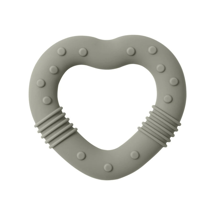 1PCS Silicone Baby Teether Toy BPA Free Love Heart Shape Molar For Newborn Teether Chewing Toys Teething Ring Baby Accessories