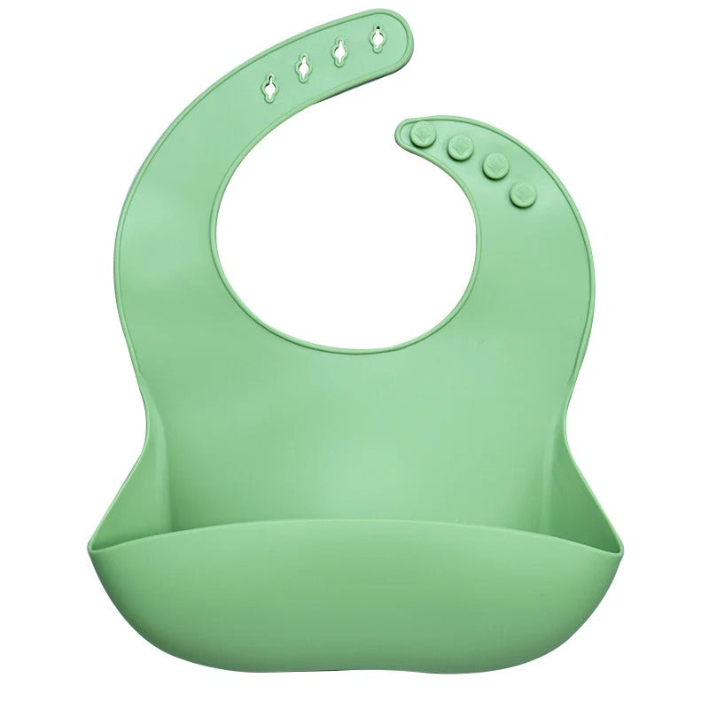 Best Gifts For Newborns Solid Silicone Baby Feeding Bibs Burp Cloths Bandana Fashionable Aprons Breastplate Baby Stuff