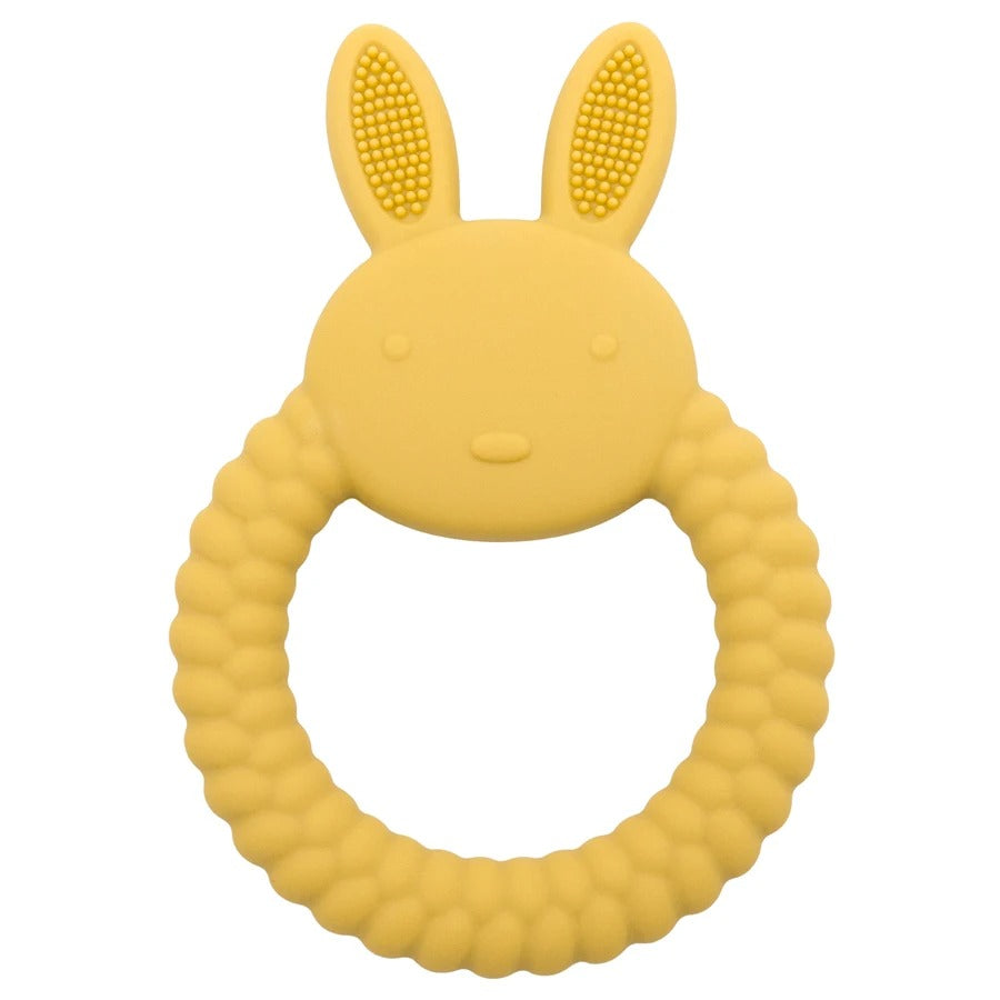 1Pcs Baby Teether Silicone Toy BPA Free Cartoon Rabbit Nursing Teething Gifts Baby Health Molar Chewing Newborn Accessories Toy