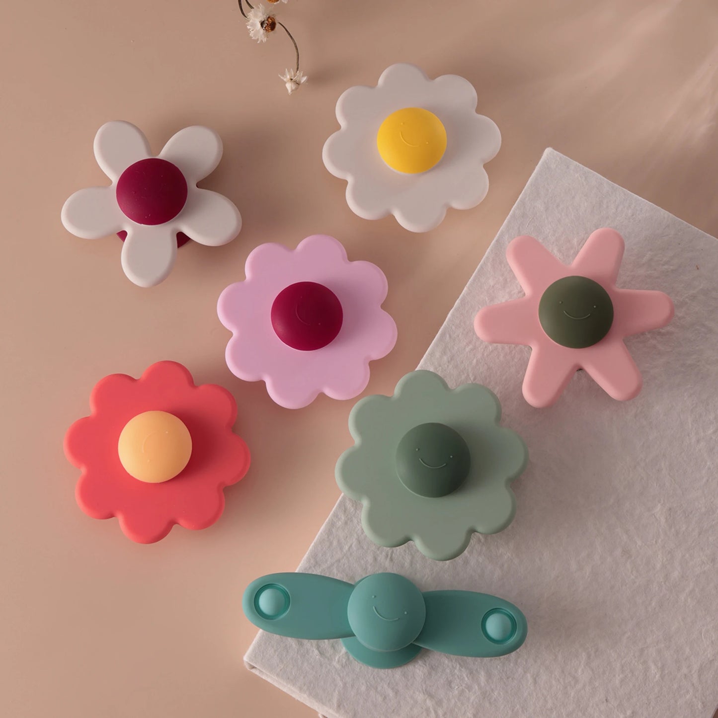 1PCS Silicone Baby Teether Sucker Chewing Toy BPA Free Infant Sensory Teething Toy 0-12 Months Gift Toddler Fidget Toys