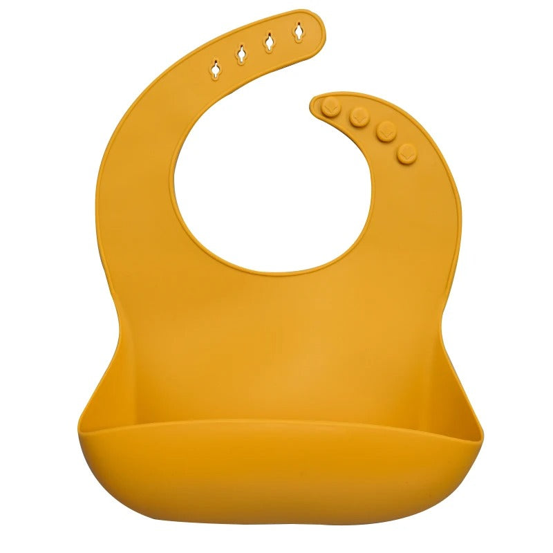 Best Gifts For Newborns Solid Silicone Baby Feeding Bibs Burp Cloths Bandana Fashionable Aprons Breastplate Baby Stuff