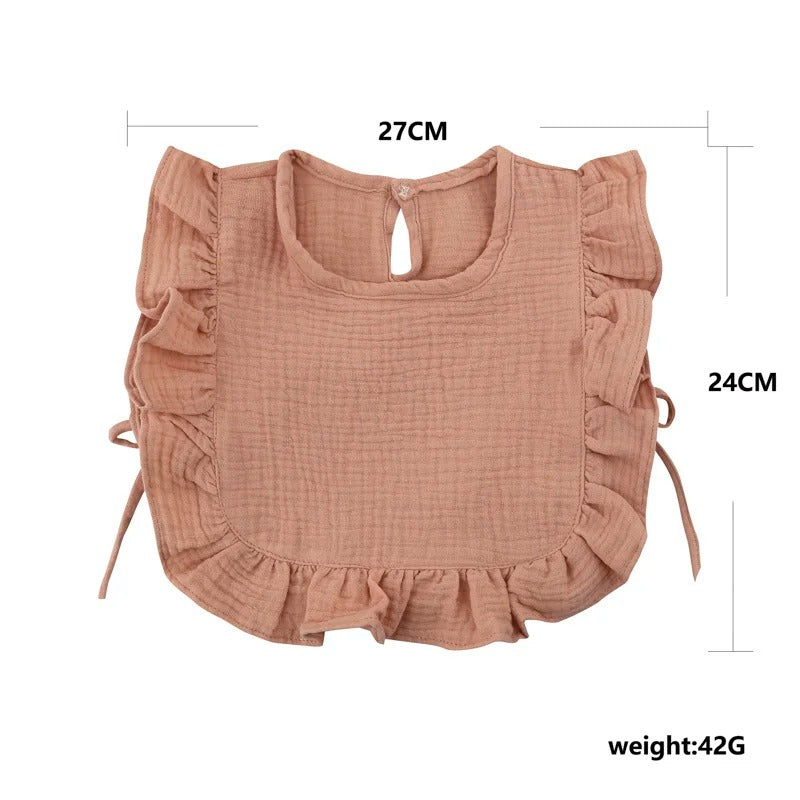 1 Pc Baby Saliva Towel Absorbent Baby Burp Cloth Fashionable Solid Color Feeding Baby Bibs Newborn Accessories