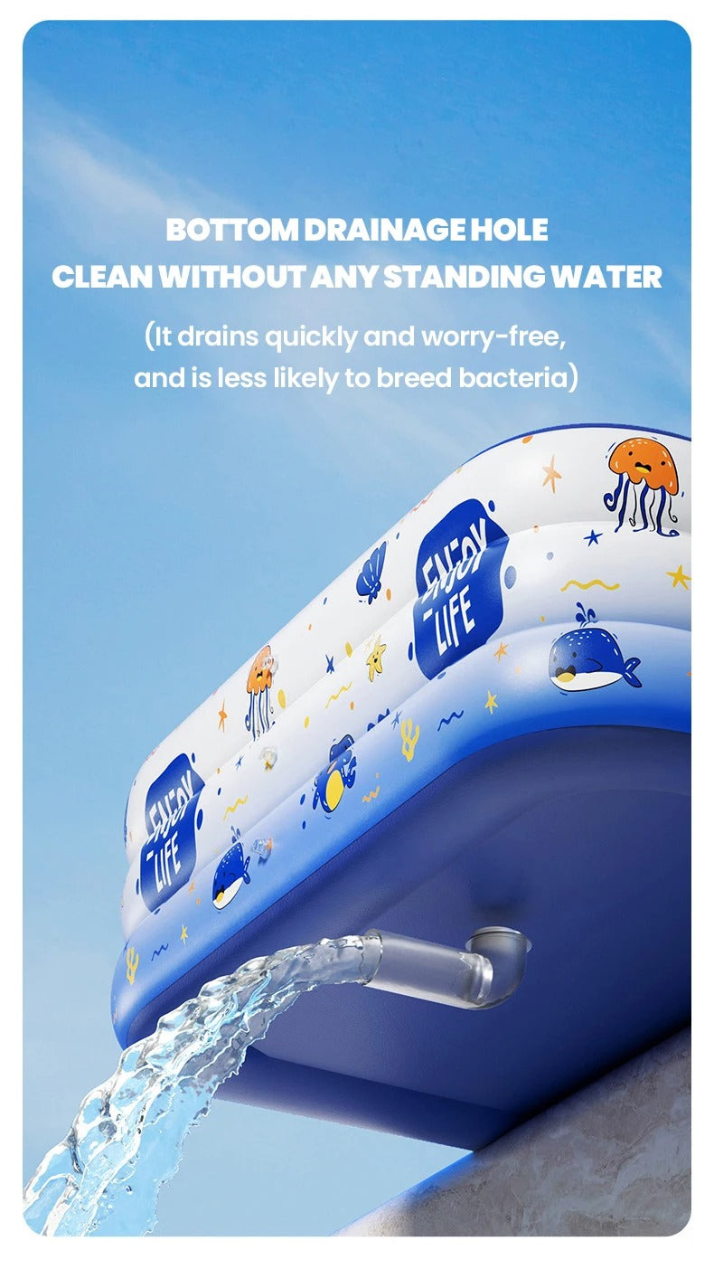 Swimming Pool Inflatable 1.5/1.8/2.1/2.6/3 Meters Indoor Outdoor Household Portable Inflatable Swimming Pool Children Water Toys