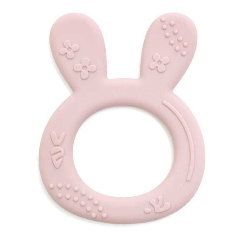 1PCS BPA Free Baby Silicone Teether Toy Cute Chewing Teething Toys Kids Teething Ring Sensory Toys For Toddlers Teether Toy