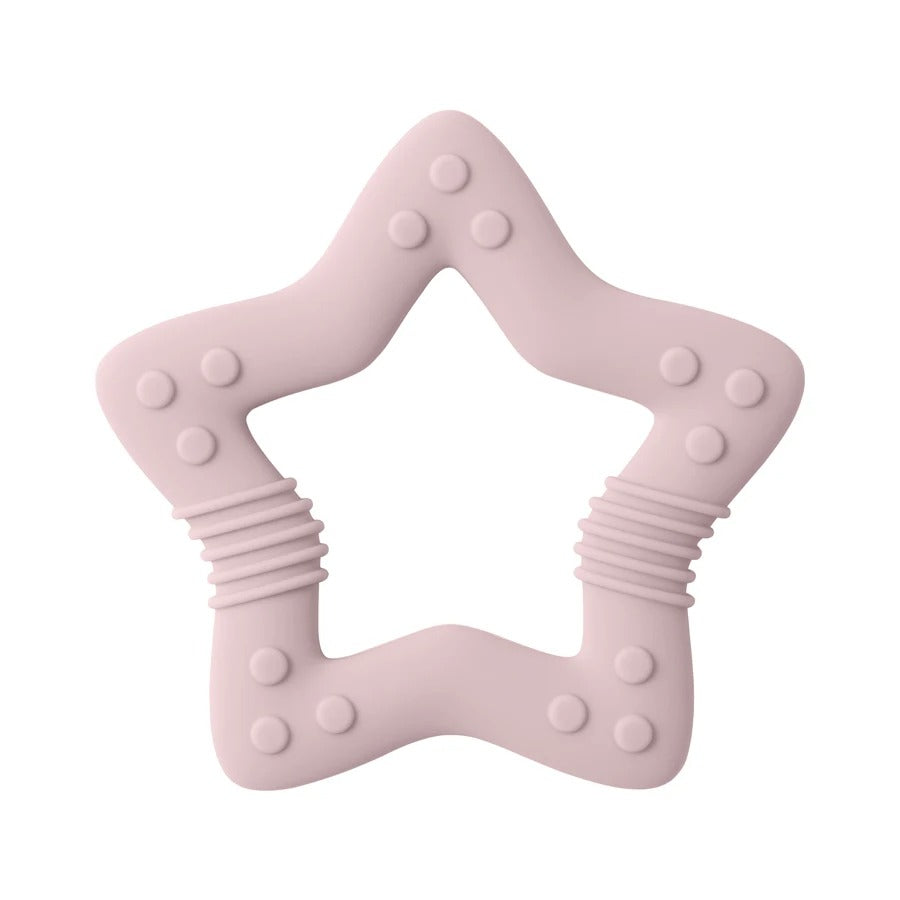 1PCS Silicone Baby Teether Toy BPA Free Cartoon Star Molar For Newborn Teether Chewing Toys Teething Ring Baby Accessories