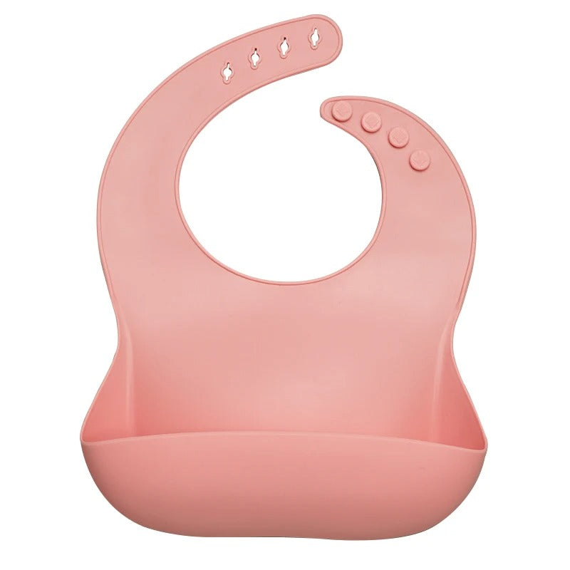 Best Gifts For Newborns Solid Silicone Baby Feeding Bibs Burp Cloths Bandana Fashionable Aprons Breastplate Baby Stuff