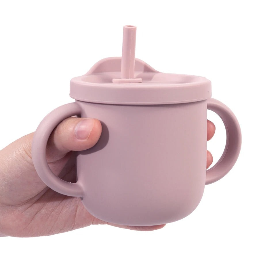 New Design Portable Multi-Function Drinking Cup Baby Feedin Liquid Feed Leak-Proof Straw Cup Food Storage Snack Cup