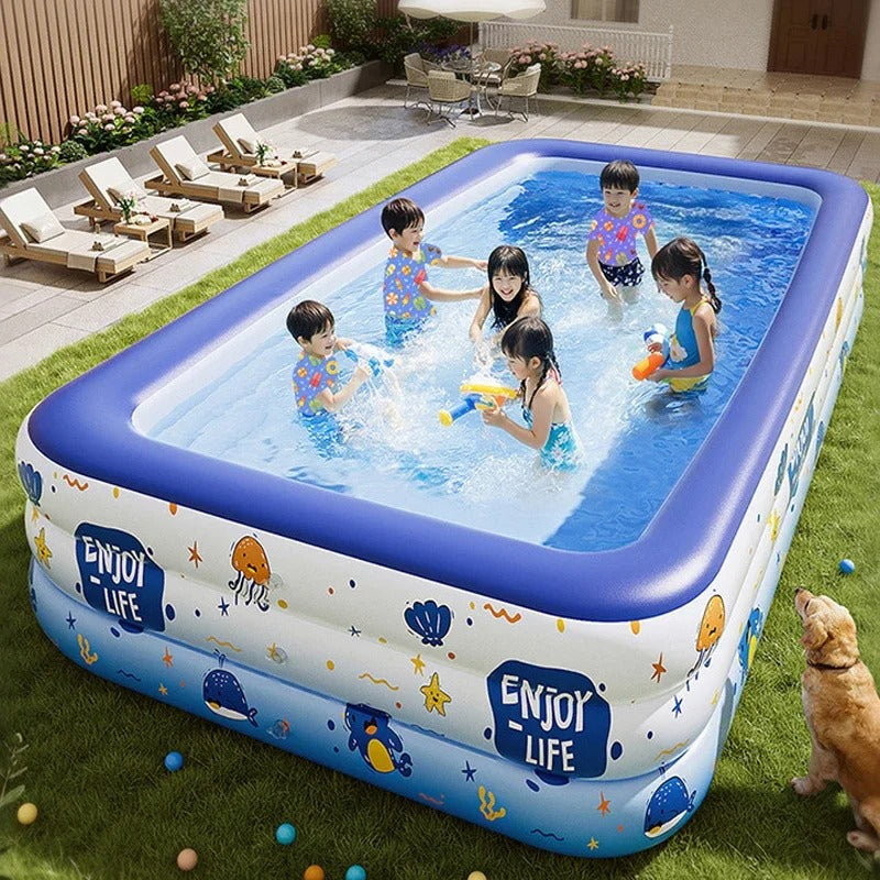 Swimming Pool Inflatable 1.5/1.8/2.1/2.6/3 Meters Indoor Outdoor Household Portable Inflatable Swimming Pool Children Water Toys