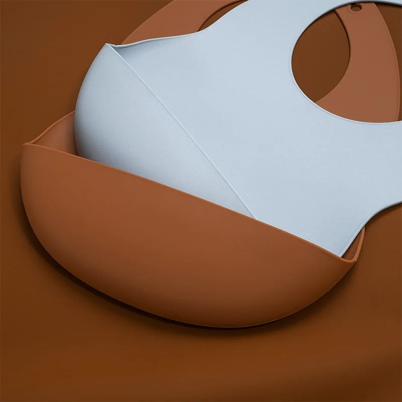1 Pcs Soft Silicone Burp Bibs For Children Fashionable Baby Breastplate Feeding Waterproof Bibs Food Grade Newborn Accessories