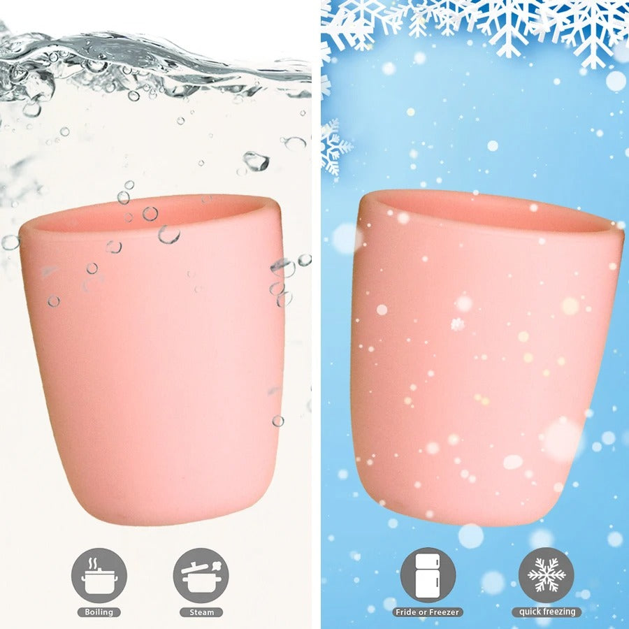 Baby Feeding Cup Water Bottle For Children Food Grade Silicone Bebe Learn To Drink Cup For Kids Baby Accessories Newborn