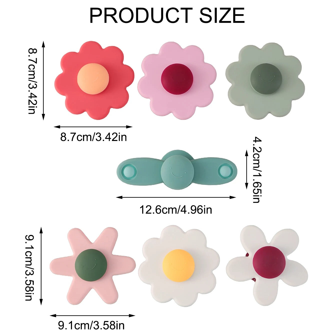 1PCS Silicone Baby Teether Sucker Chewing Toy BPA Free Infant Sensory Teething Toy 0-12 Months Gift Toddler Fidget Toys