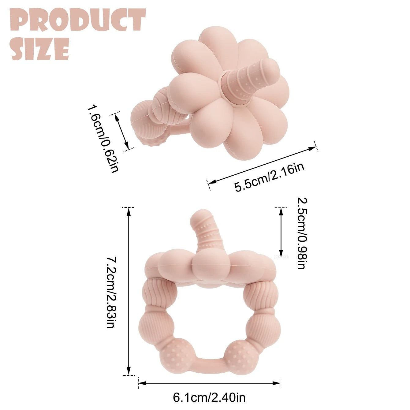 1PCS Silicone Baby Teether Baby Toys BPA Free Chewing Teething Toys Cartoon Shape Teether Silicone Soother Toys Baby Stuff