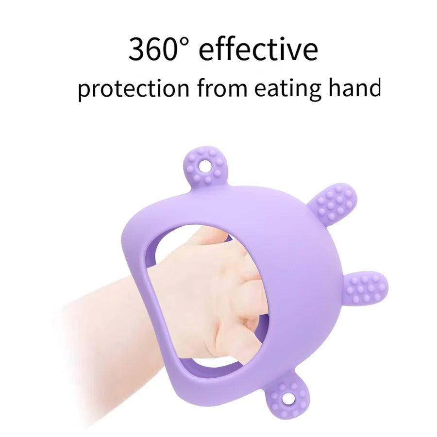 1PC Silicone Teether Toy BPA Free Baby 0-12 Toys Teething Gloves Sensory Toys For Kids Silicone Animal Soothing Molar Toys
