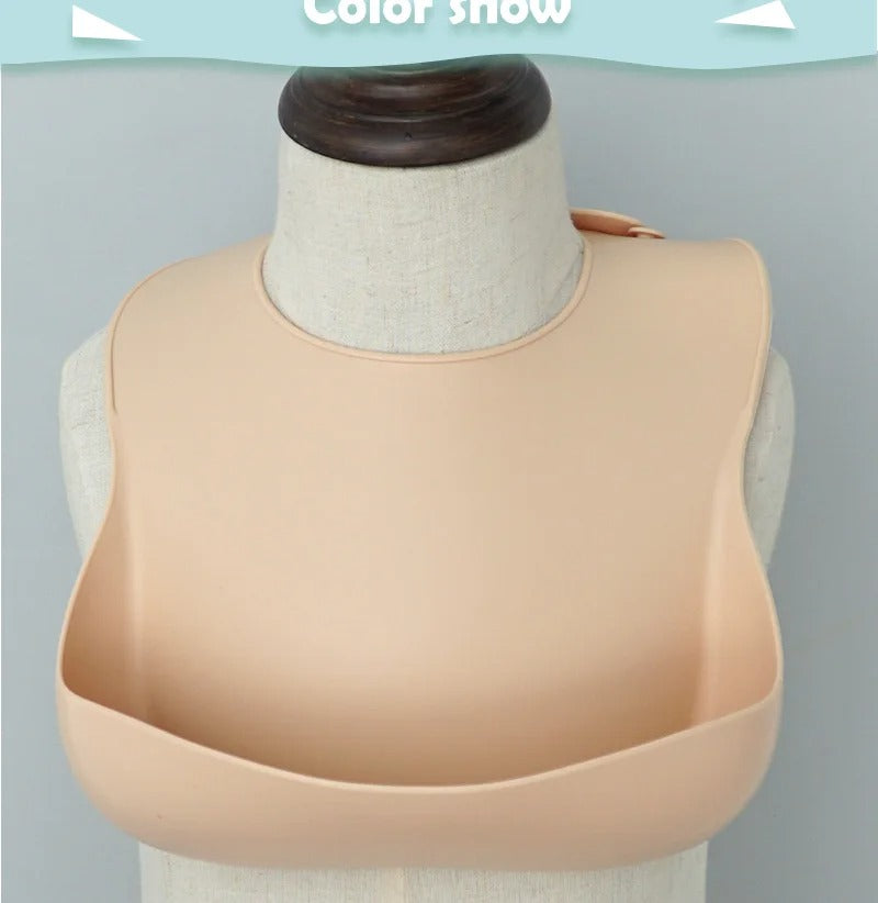 Best Gifts For Newborns Solid Silicone Baby Feeding Bibs Burp Cloths Bandana Fashionable Aprons Breastplate Baby Stuff