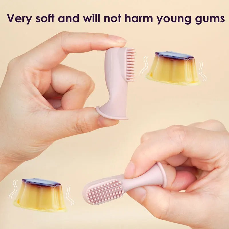 BPA Free Baby Accessories Silicone Infant Toothbrush Kids Finger Set Toothbrush Children Teeth Clean Tooth Brush Baby Items