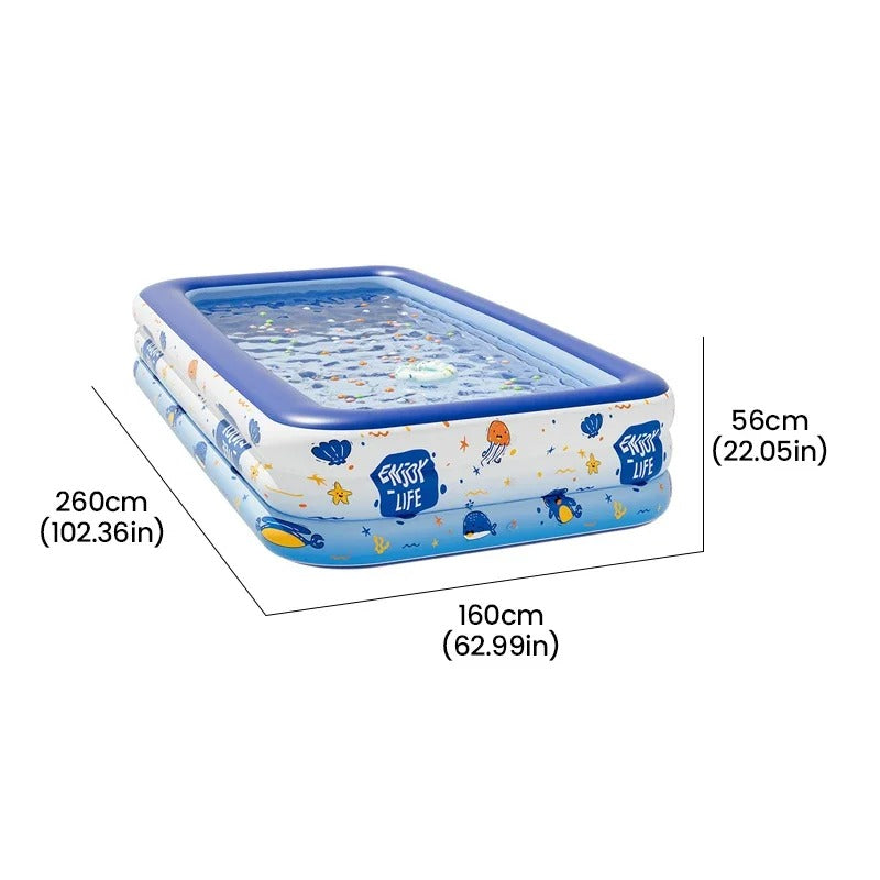 Swimming Pool Inflatable 1.5/1.8/2.1/2.6/3 Meters Indoor Outdoor Household Portable Inflatable Swimming Pool Children Water Toys