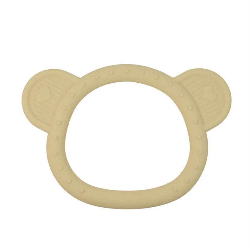 New Cartoon Animal Baby Teether Health Care Molar Toy Tactile Cognition Chewing Teething Toy Silicone Newborn Accessories