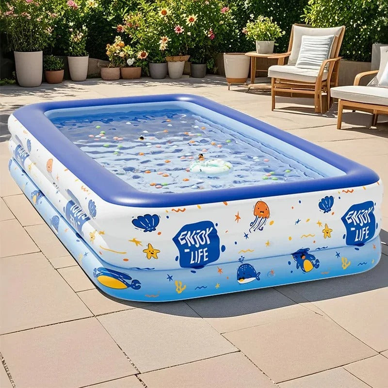 Swimming Pool Inflatable 1.5/1.8/2.1/2.6/3 Meters Indoor Outdoor Household Portable Inflatable Swimming Pool Children Water Toys