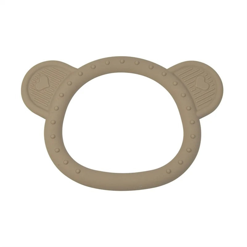 New Cartoon Animal Baby Teether Health Care Molar Toy Tactile Cognition Chewing Teething Toy Silicone Newborn Accessories