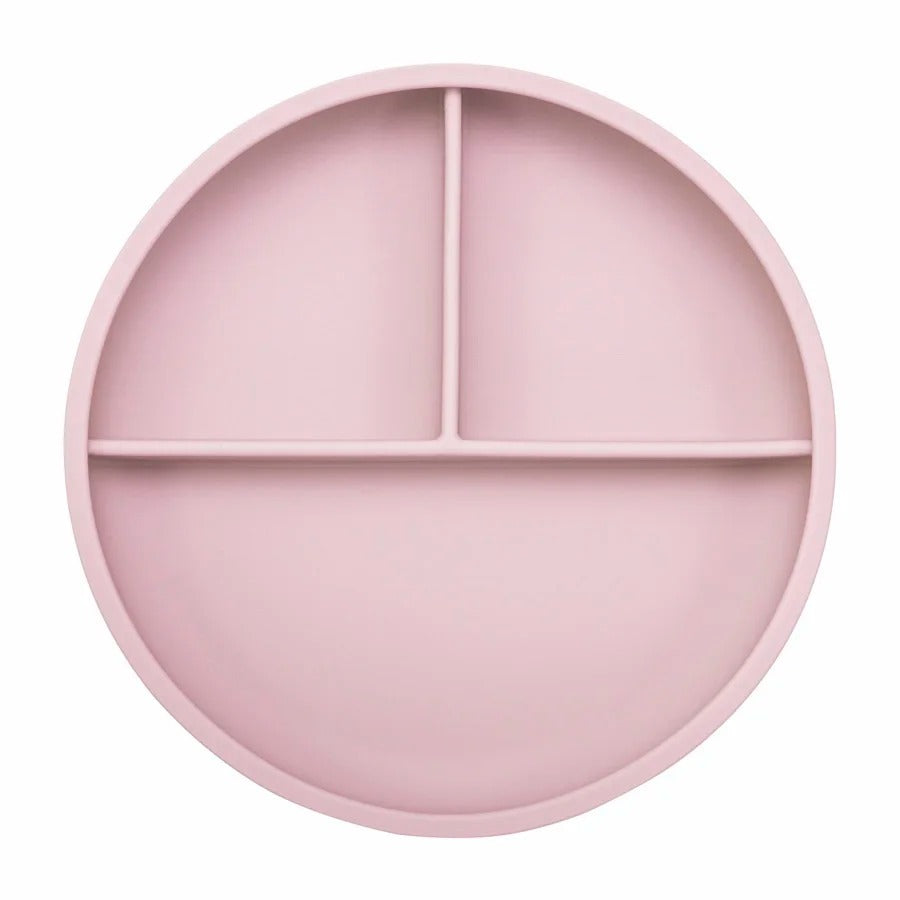 Cute Pure Color Weaning Children's Tableware Feeding Suction Plate Training Bowl Dining Appliance Food Grade Baby Accessories