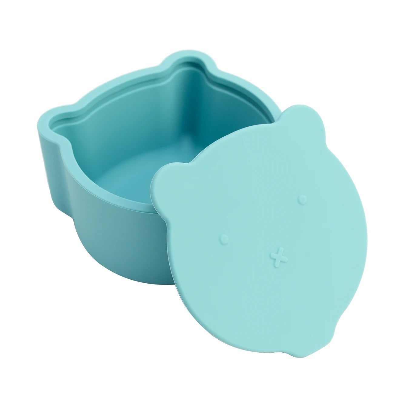 1PCS Baby Cartoon Silicone Feeding Snack Cup Toddle Portable Food Storage Box Portable Snacks Container Children's Tableware
