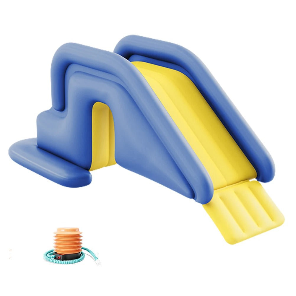 Inflatable Water Slide Compact Inflatable Climbing Wall Water Slide Park Outdoor Summer Fun for Kids