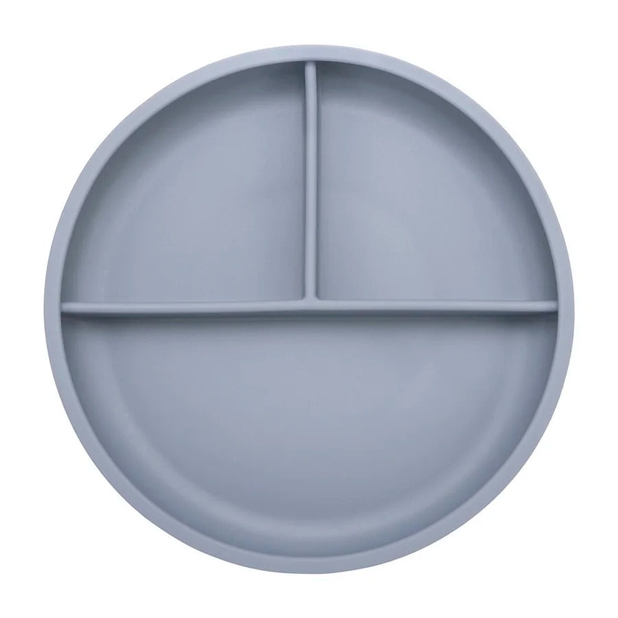 Cute Pure Color Weaning Children's Tableware Feeding Suction Plate Training Bowl Dining Appliance Food Grade Baby Accessories