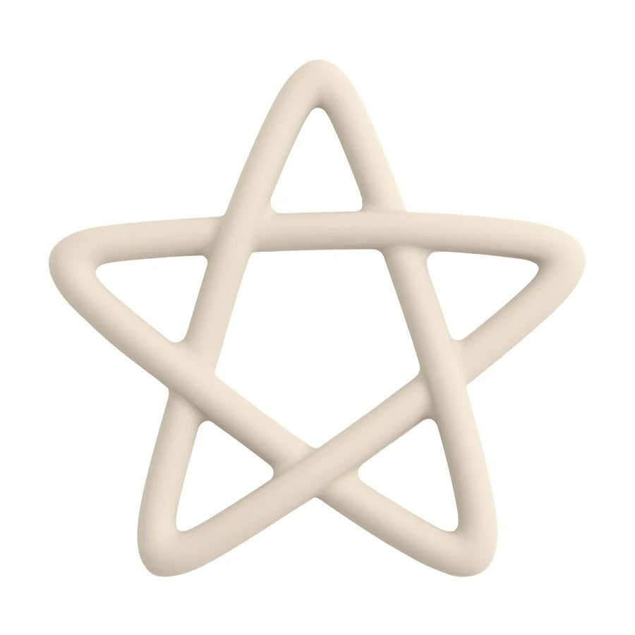 Baby Silicone Teethers Toy Food Grade Newborn Pacifier Molar Chewing Teething Toy Cartoon Star Baby Grip Training Toy
