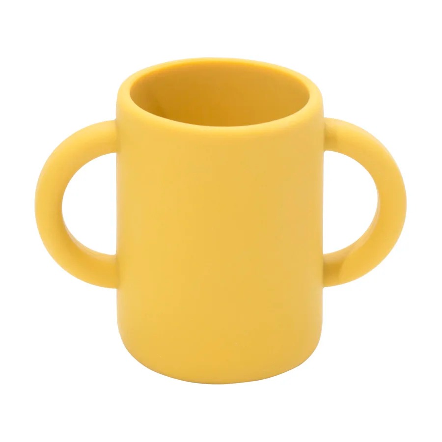 Baby Silicone Feeding Toddler Cups Tableware Child Bottle Learning Drinking Cup With Handle BPA Free Baby Items