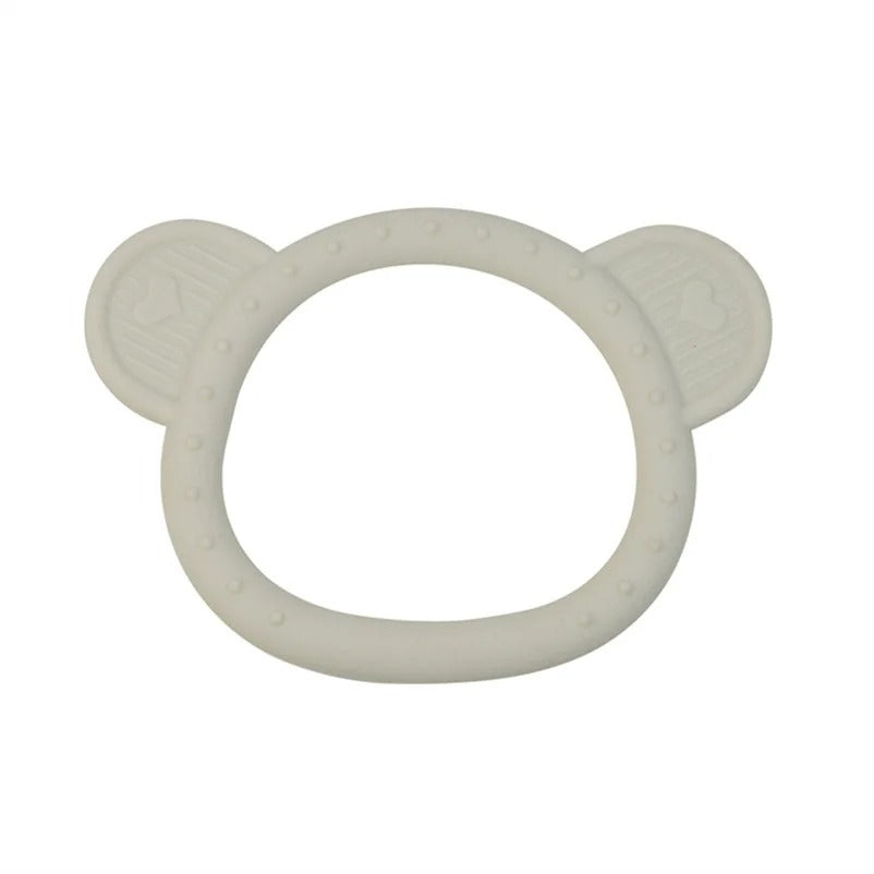 New Cartoon Animal Baby Teether Health Care Molar Toy Tactile Cognition Chewing Teething Toy Silicone Newborn Accessories