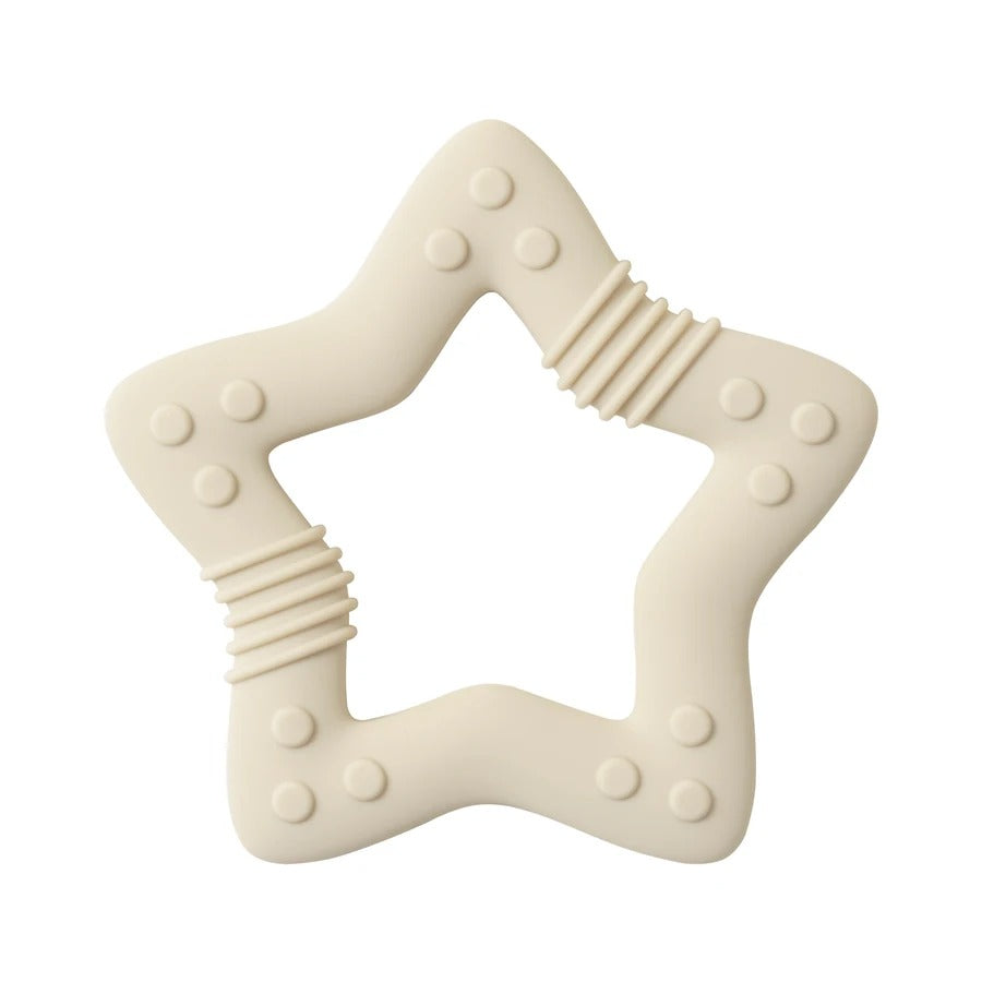 1PCS Silicone Baby Teether Toy BPA Free Cartoon Star Molar For Newborn Teether Chewing Toys Teething Ring Baby Accessories