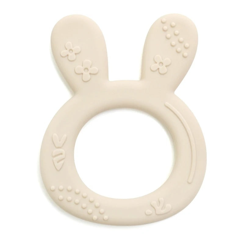 1PCS BPA Free Baby Silicone Teether Toy Cute Chewing Teething Toys Kids Teething Ring Sensory Toys For Toddlers Teether Toy