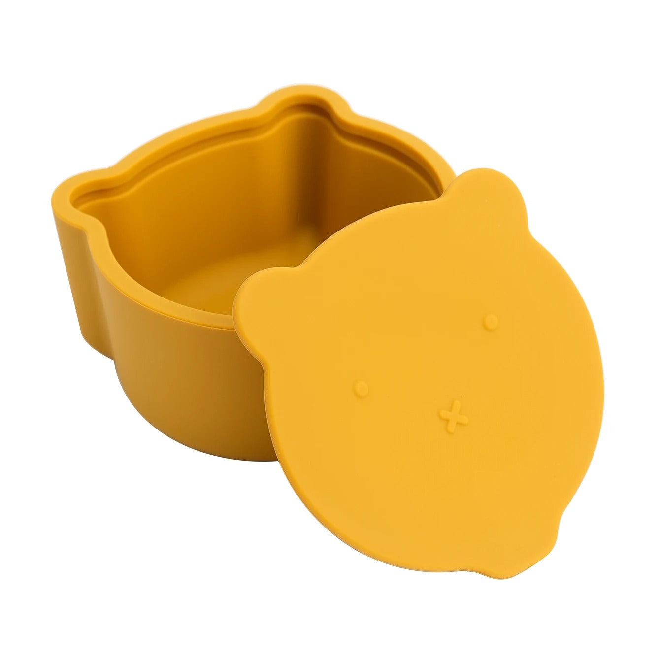 1PCS Baby Cartoon Silicone Feeding Snack Cup Toddle Portable Food Storage Box Portable Snacks Container Children's Tableware