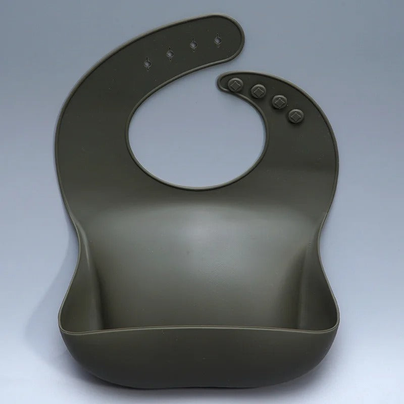 Best Gifts For Newborns Solid Silicone Baby Feeding Bibs Burp Cloths Bandana Fashionable Aprons Breastplate Baby Stuff