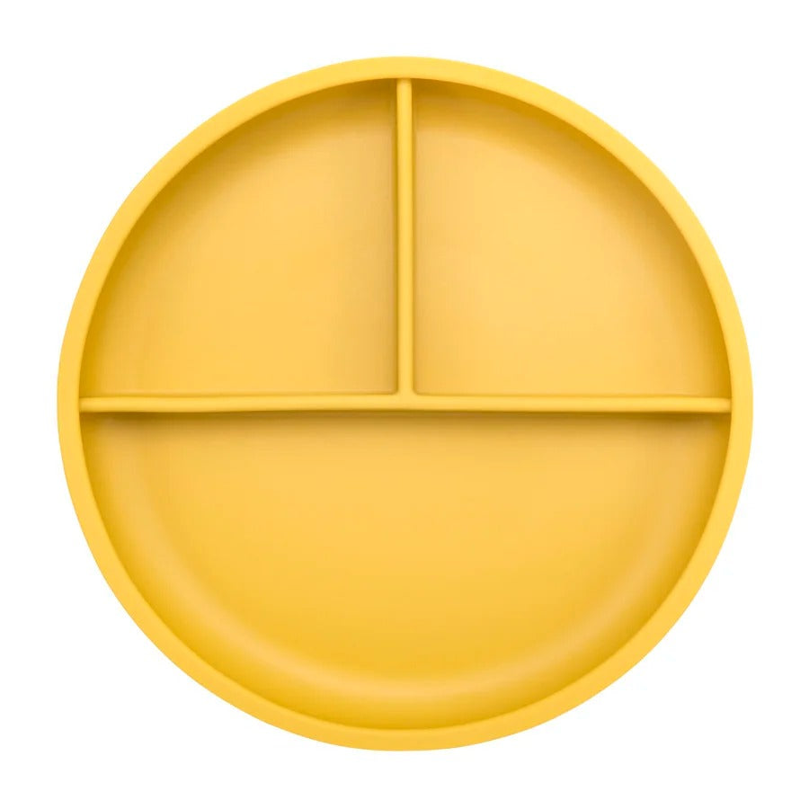Cute Pure Color Weaning Children's Tableware Feeding Suction Plate Training Bowl Dining Appliance Food Grade Baby Accessories