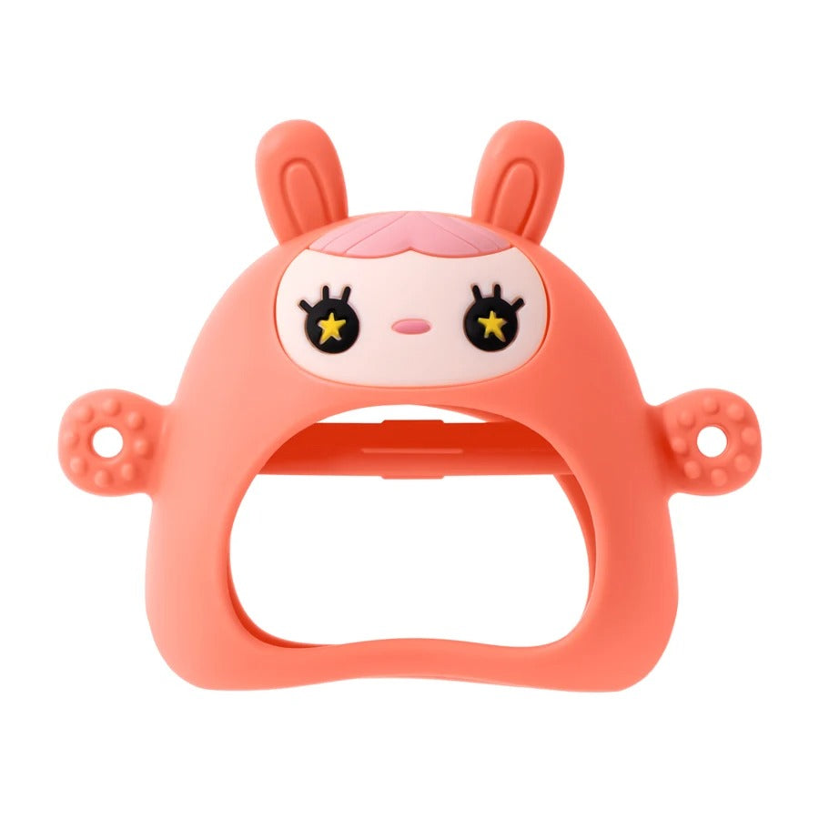 1PC Silicone Teether Toy BPA Free Baby 0-12 Toys Teething Gloves Sensory Toys For Kids Silicone Animal Soothing Molar Toys
