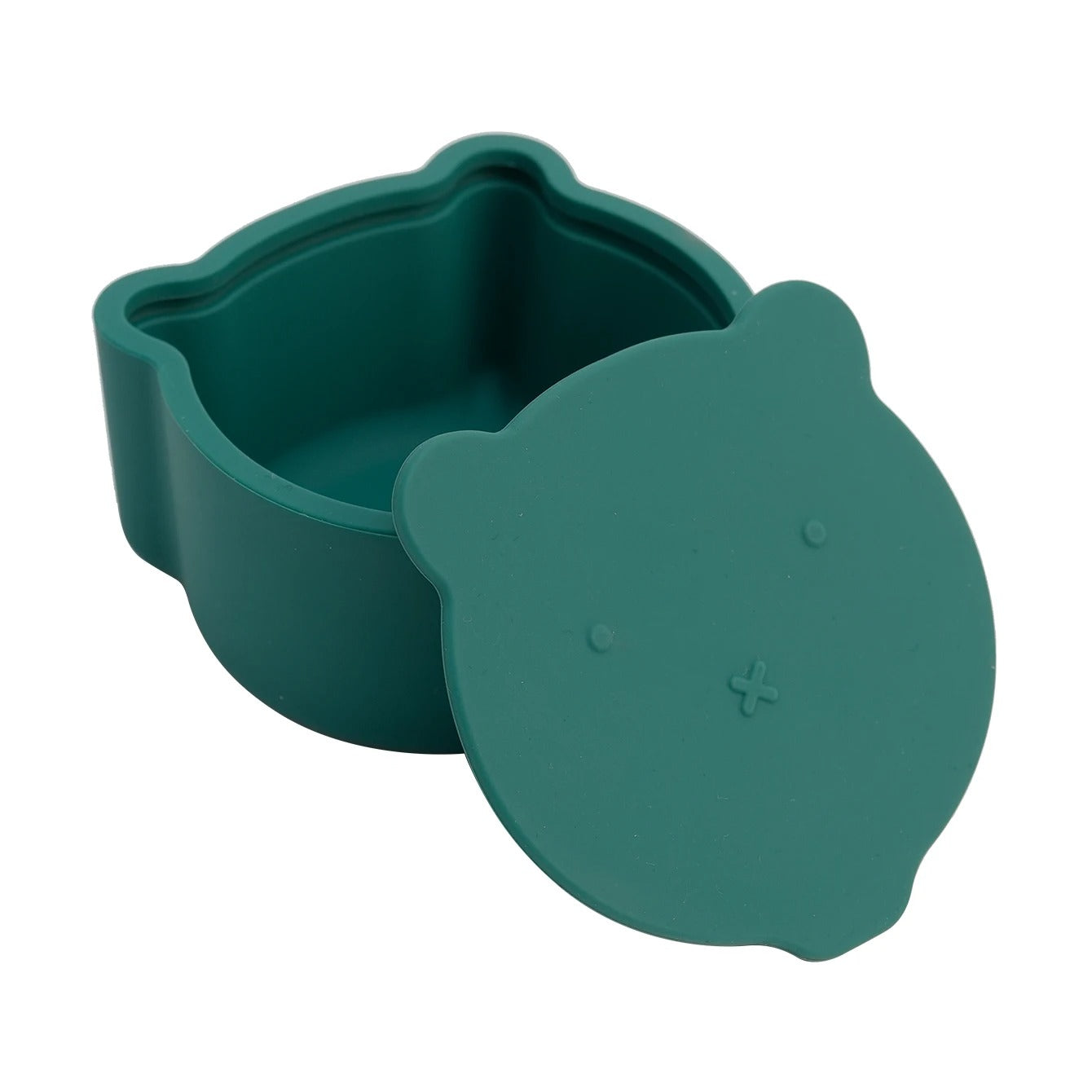 1PCS Baby Cartoon Silicone Feeding Snack Cup Toddle Portable Food Storage Box Portable Snacks Container Children's Tableware